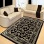 Exkluzívny čierny koberec s ornamentom - Rozmer kobercov: Šírka: 160 cm | Dĺžka: 220 cm