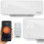 Cortina d'aria ZELVION 2000W con WiFi e riscaldatore ceramico PTC