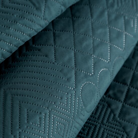 Copriletto di design Boni verde scuro