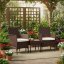 Mobili da giardino in rattan - set 2 sedie + tavolo