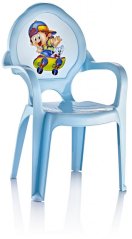 Sedia per bambini - blu - plastica - 1 pezzo