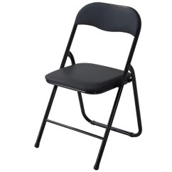 Skládací zahradní a banketní židle z eko kůže s ocelovou konstrukcí