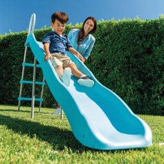 Gartenrutsche für Kinder blau