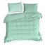 Hebké obojstranné posteľné obliečky mätovo zelenej farby
