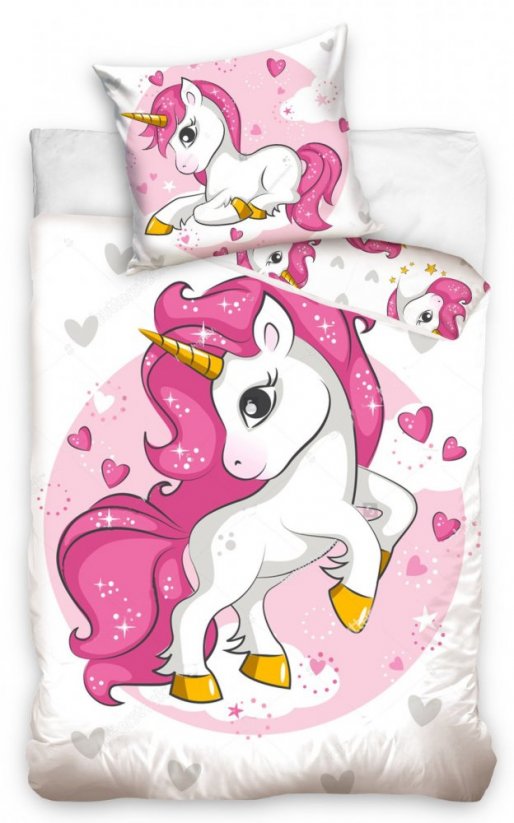 Detské bavlnené posteľné obliečky Pony