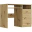 Birou de scris modern cu dulap 90x50 cm - diverse variante de culori - Culoare: Alb