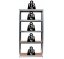 Raft de depozitare stabil din metal cu 5 rafturi 180 x 90 x 30 cm