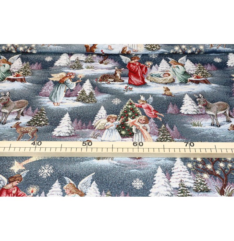 Vianočný gobelínový obrus na stôl 140 x 180 cm