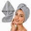 Turban, ručník z mikrovlákna, 65 x 25 cm