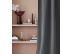 Modern sötétítő függöny 140 x 280 cm - sötétszürke