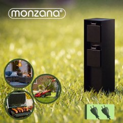 Stâlp cu prize pentru grădină 2 x 230 V