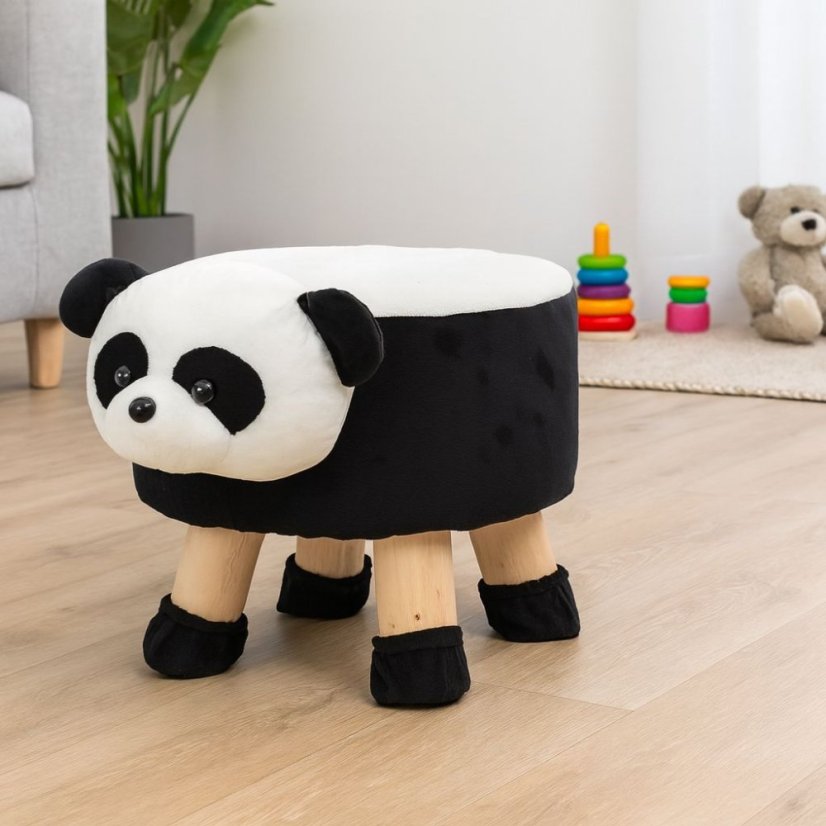 Detská taburetka s motívom pandy