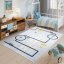 Kinderteppich mit dem Thema der Straße und Spiele Kinderzimmer