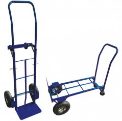 Транспортна количка до 150 кг в синьо
