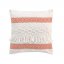 Декоративна памучна възглавница с оранжев мотив 40x40 cм