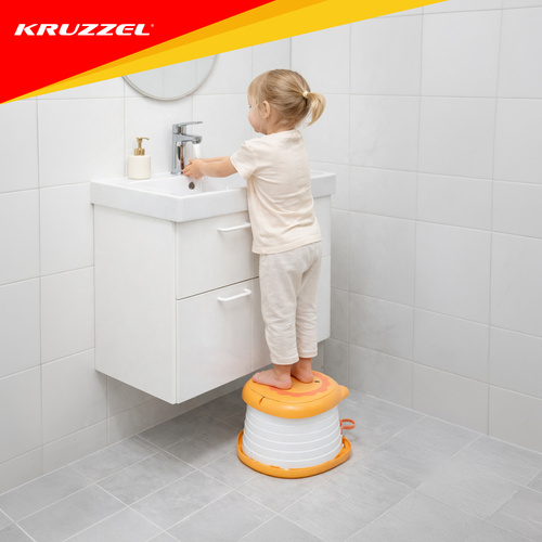 Baby Travel Potty Lion - Összecsukható hordozható bili egészségügyi zacskókkal