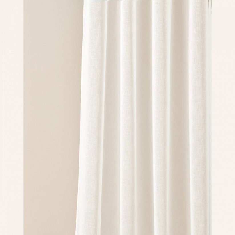 Cremefarbener Vorhang Sensia mit Ösen 300 x 250 cm