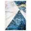 TOSCANA Modern kék szőnyeg absztrakt mintával - Méret: Szélesség: 80 cm | Hossz: 150 cm