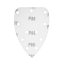 Șmirghel velcro delta 140 x 140 x 80 mm, K80, 5 buc, cu găuri 54H011 GRAPHITE