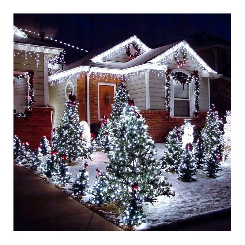 Vianočné LED osvetlenie studená biela