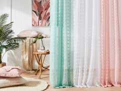 Moderne zavese za sobo z vzorcem