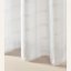 Kvalitetna bijela zavjesa Maura s vješanjem na karike 140 x 280 cm