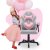 Sedia da gioco per bambini HC - 1001 rosa e grigio