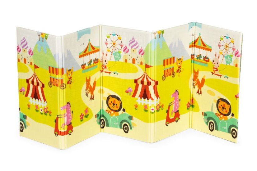 Schaumstoffmatte für Kinder 147 x 193 cm - doppelseitige Matratze