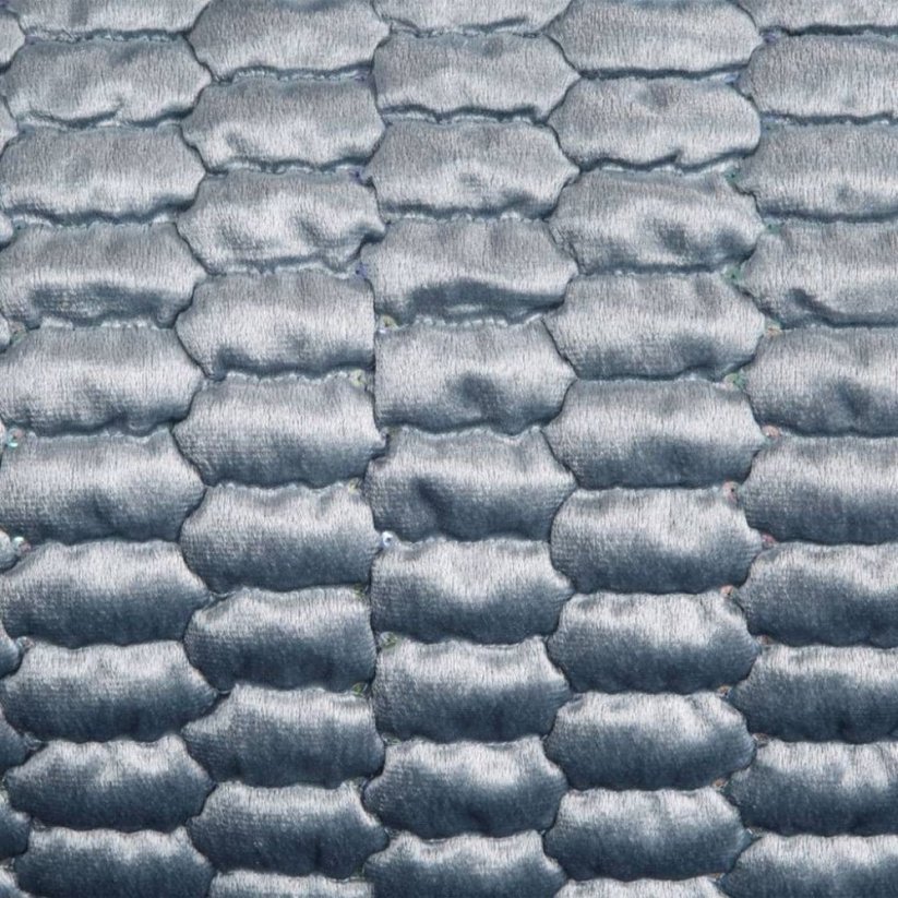 Világoskék steppelt ágytakaró ketteságyra 220 x 240 cm