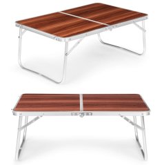 Klappbarer Catering-Tisch 60x40 cm mit Holzimitation