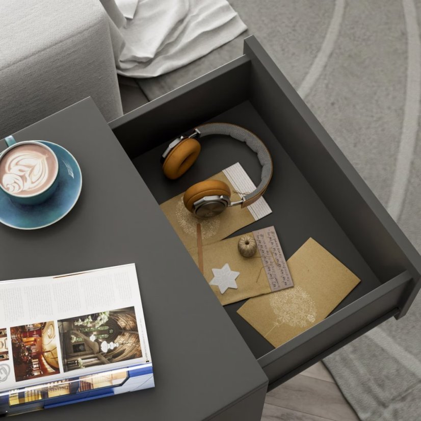 Eloise éjjeliszekrény - 2 darabos szett, 3 fiókos, 54 × 39 × 28 cm