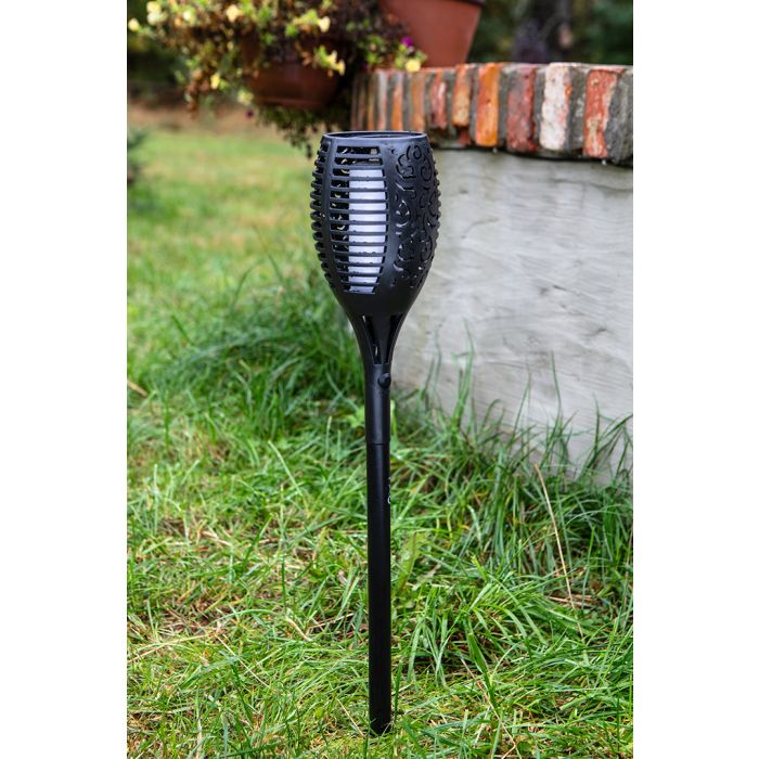Solar Gartenlampe Flamme SMD Schmiedeeisen 99-057 NEO