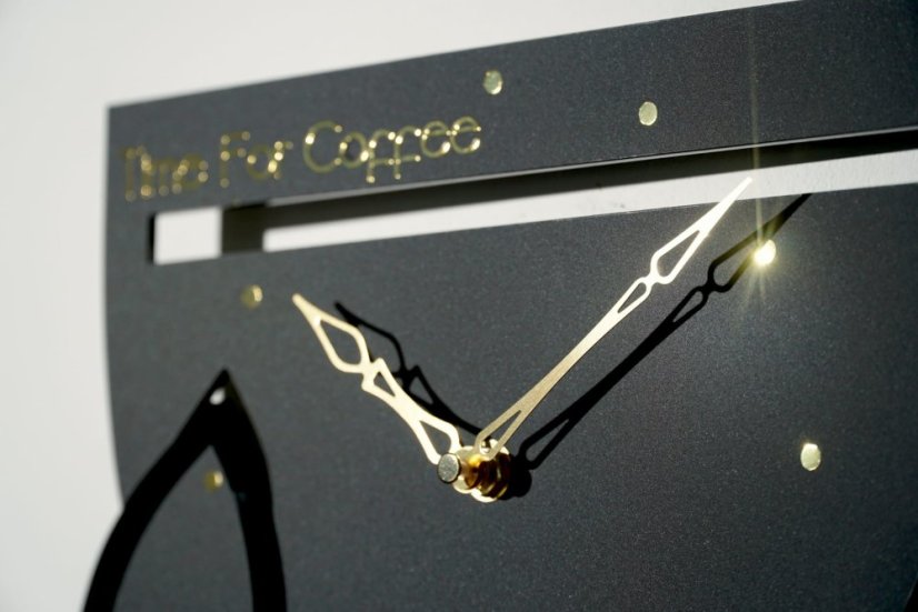 Design-Küchenuhr TIME FOR COFFEE