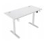 Elektrický výškovo nastaviteľný stôl 72 - 117 cm - biely