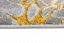 Tappeto semplice e moderno in grigio con motivo oro - Misure: Larghezza: 120 cm | Lunghezza: 170 cm