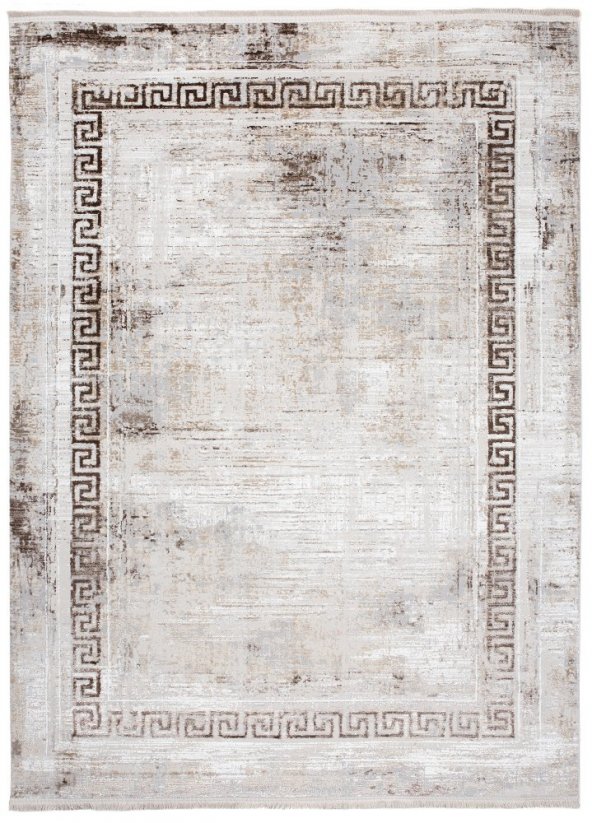 Designový vintage koberec s geometrickým vzorem
