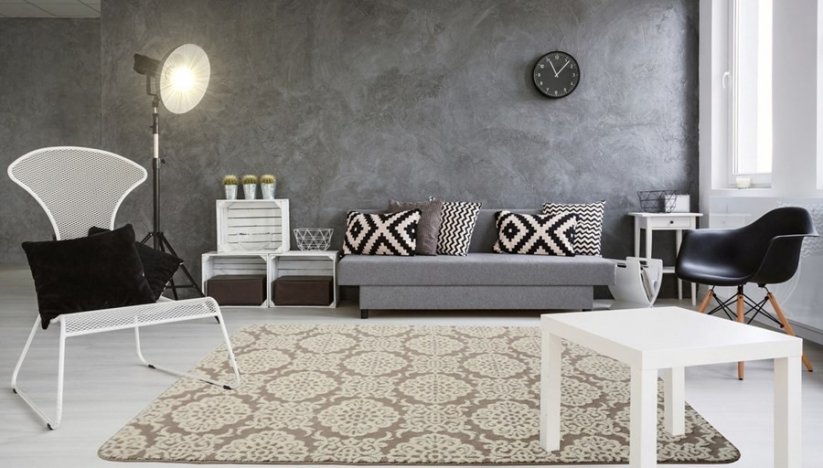 Kusový koberec v béžové barvě 160 x 230cm