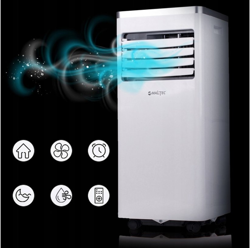 Výkonná přenosná klimatizace Maltec s výkonem 2,6kW