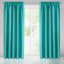 Luksuzne enobarvne zavese v turkizni barvi 135 x 270 cm