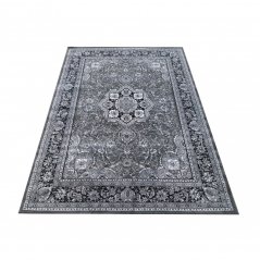 Grauer Teppich mit Mandala