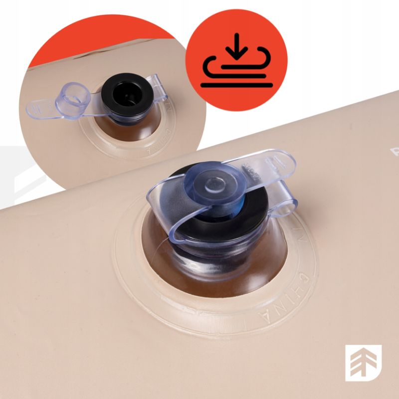 AIRE egyszemélyes felfújható matrac elektromos USB-C pumpával