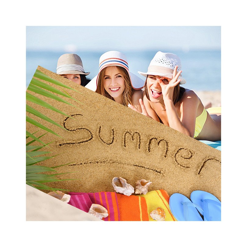 Brisača za plažo s poletnim motivom 100 x 180 cm