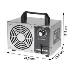 Generátor ozónu s výkonom 60 g/h s nastaviteľným časovačom, 230V