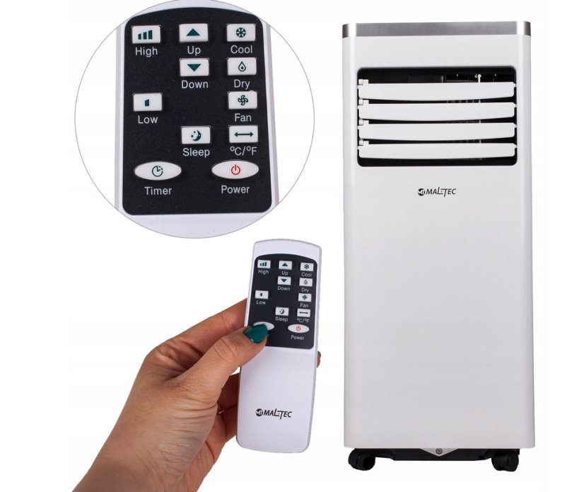 Výkonná přenosná klimatizace Maltec s výkonem 2,6kW