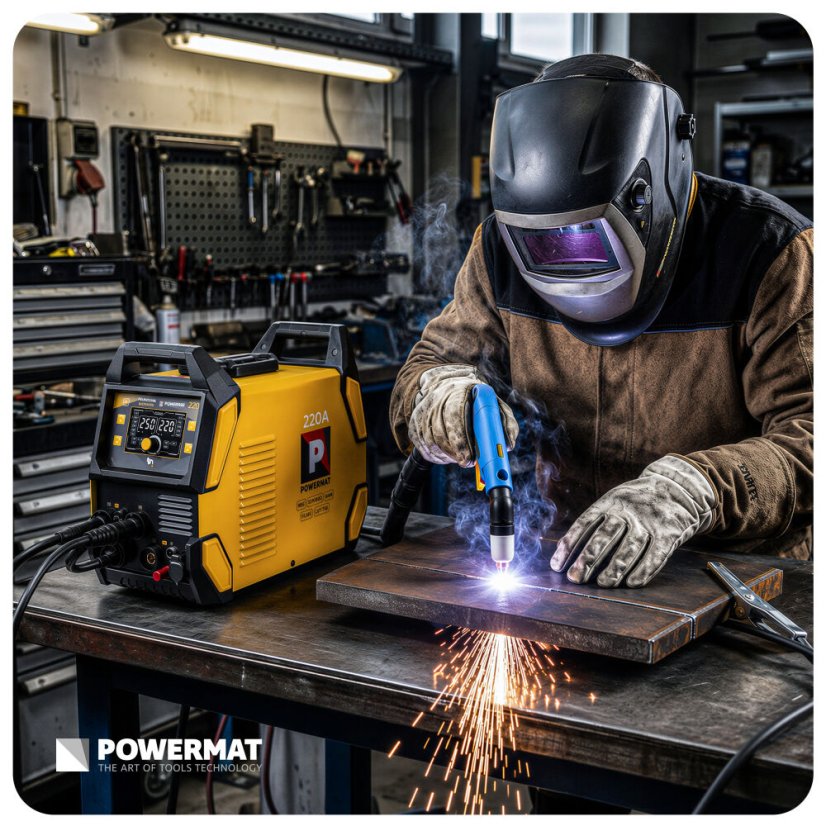 Inverterski aparat za zavarivanje 5 u 1 Powermat PM-PAS-220L 220 A