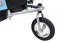 Remorcă pentru biciclete cu 2 locuri cu amortizor + JOGGER albastru