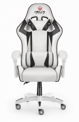 Gaming-Stuhl HC-1007 weiß mit schwarzen Details