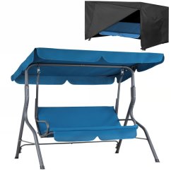 Terasz hinta CASARIA® kék, KINGSLEEVE® védőhuzattal