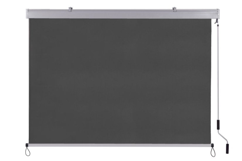 Vertikalna balkonska tenda 171 x 240 cm - rolo zavjesa za balkon i terasu, siva