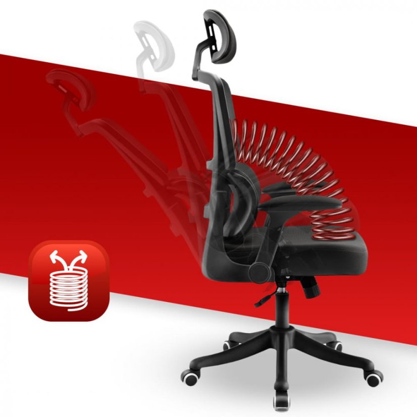 Fekete irodai szék HC-1011